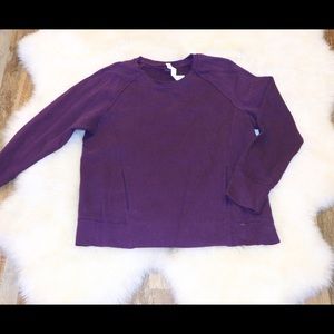 SOFT+FITTED: lulu Purp Crew Neck (POCKET, UNWORN)